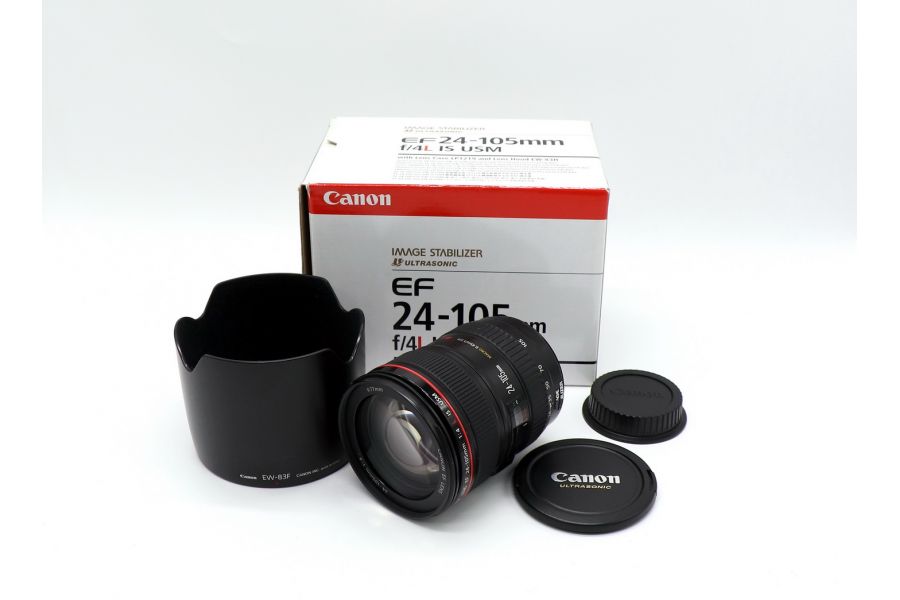 Объектив Canon EF 24-105mm 4L IS USM в упаковке