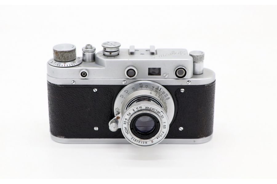 Камера Зоркий-С + Индустар-22 П (СССР, 1957)