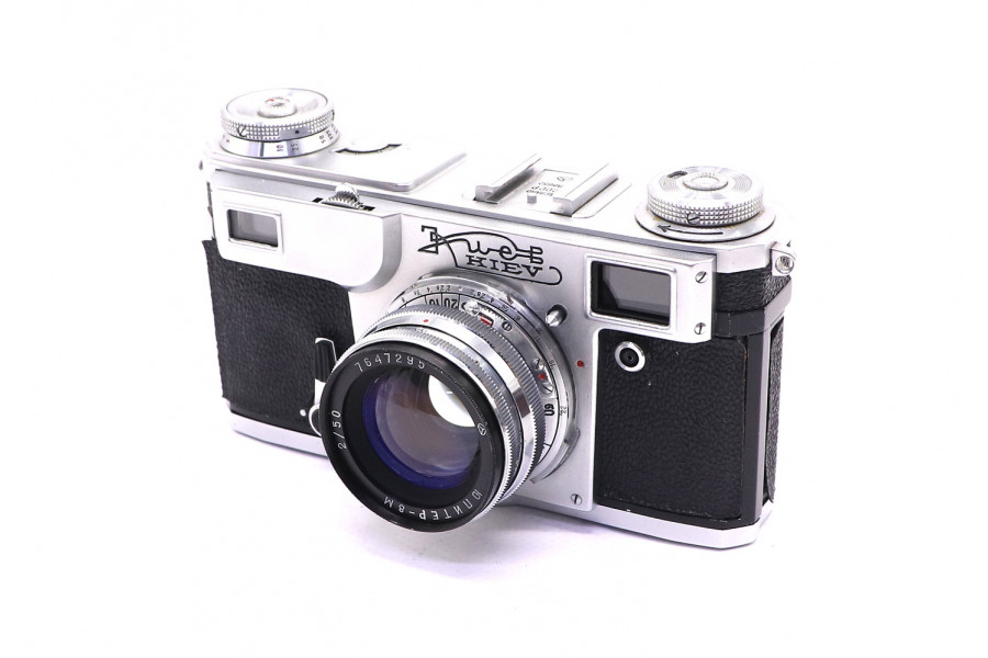 Советский фотоаппарат Киев 4А с Юпитер-8М (СССР)