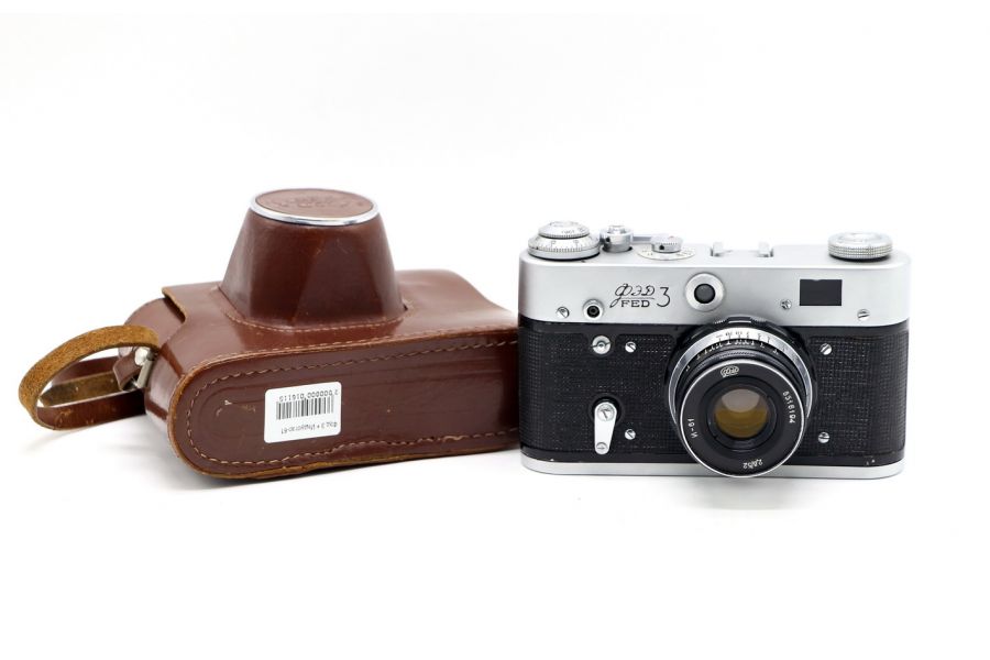 Фотоаппарат Фэд 3 + Индустар-61 (СССР, 1987)