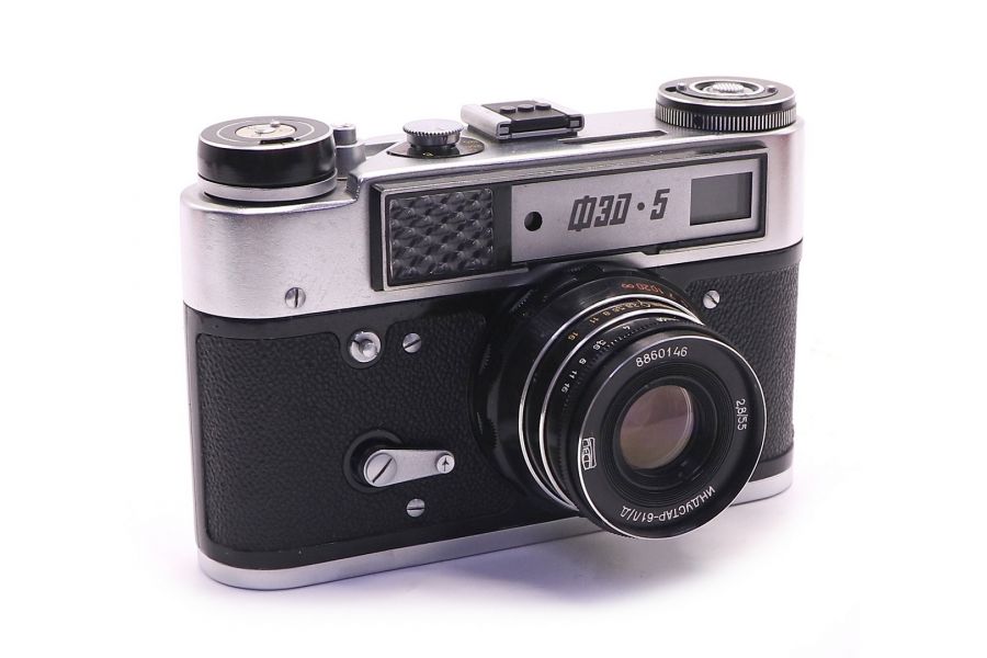 Фотоаппарат Фэд 5 + Индустар-61л/д (СССР, 1989)