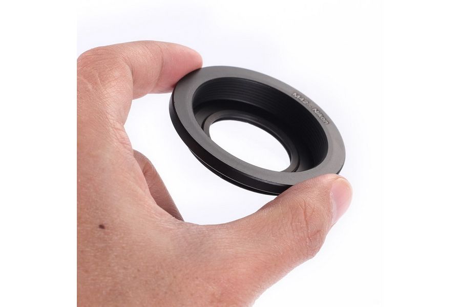 Переходник (адаптер) М42 - Nikon с линзой