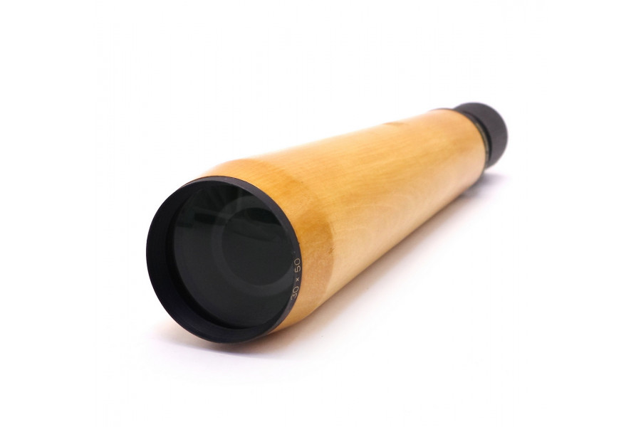 Деревянная труба подзорная ЗРТ 30x50 (СССР)