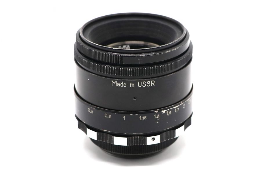 Советский объектив Гелиос-44 2/58 М39 зебра (БелОМО, 1990)