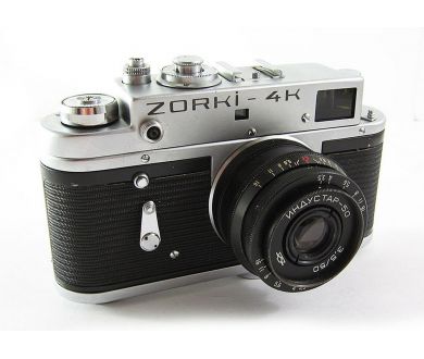 Зоркий 4К / Zorki 4K + Индустар-50 (СССР, 1975)
