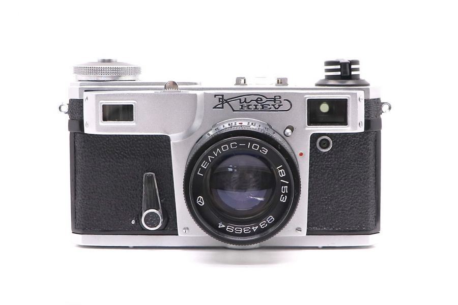 Киев 4АМ + Гелиос-103 f1.8/53mm (СССР, 1983г)