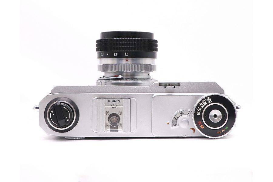 Киев 4АМ + Гелиос-103 f1.8/53mm (СССР, 1983г)