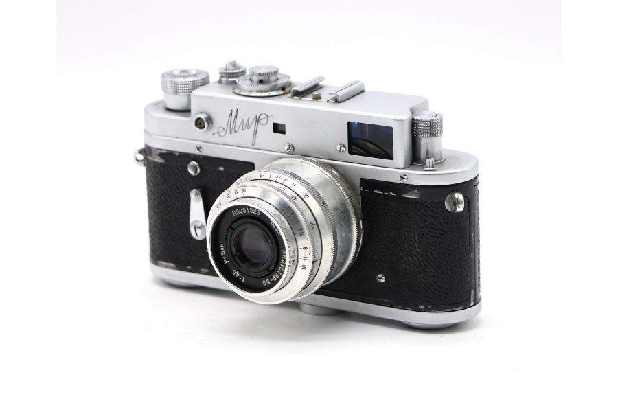 Фотокамера компактная Мир + Индустар-50 (КМЗ)