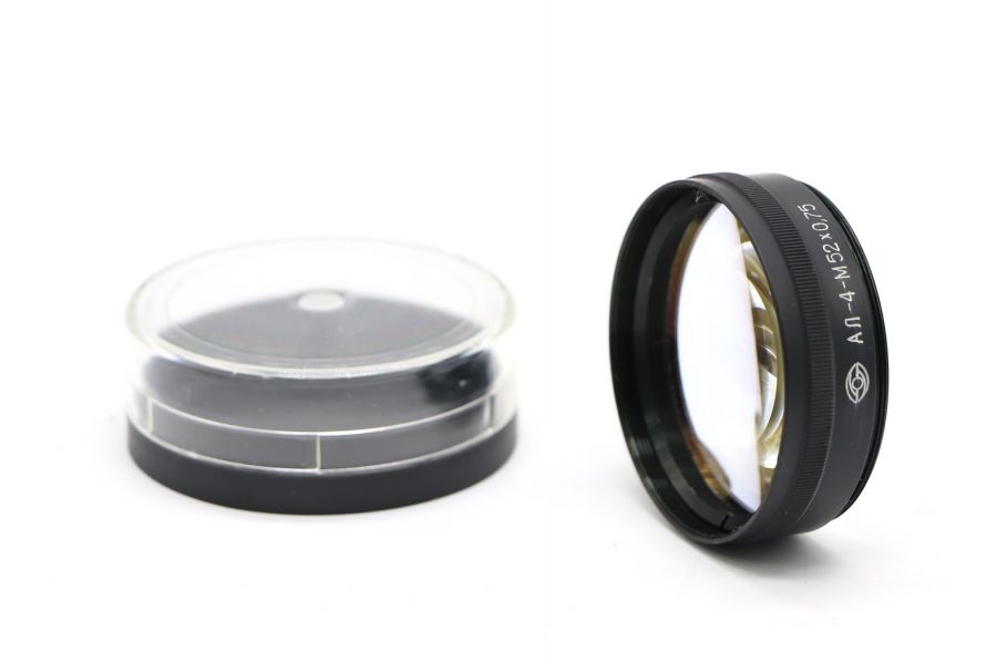 Линза ахроматическая ал-4 М52 (52мм) в упаковке