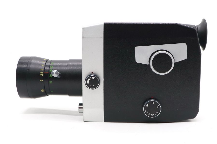 Советская 8-мм кинокамера Кварц 8С-2 (КМЗ, 1989г.)