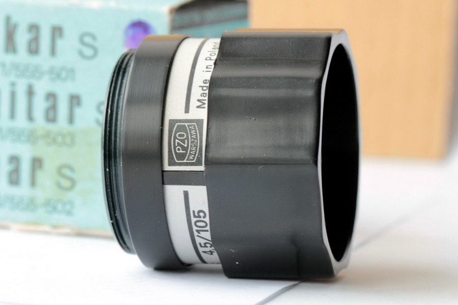 Объектив компактный Amar S 105mm f/4.5 (PZO, 1984)