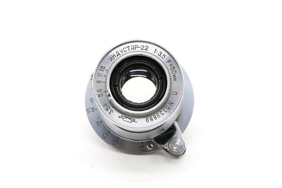 Советский объектив Индустар-22 П 3.5/50мм (СССР, 1953)
