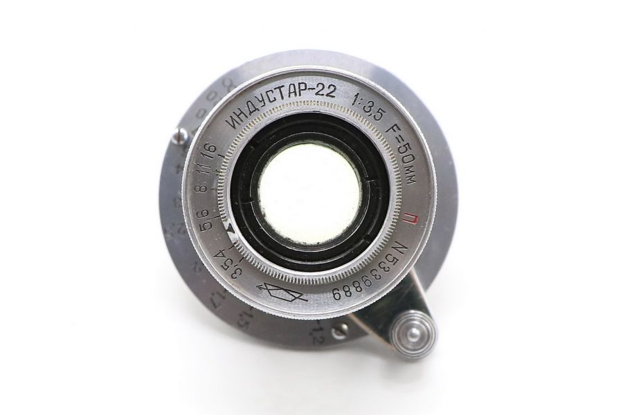 Советский объектив Индустар-22 П 3.5/50мм (СССР, 1953)