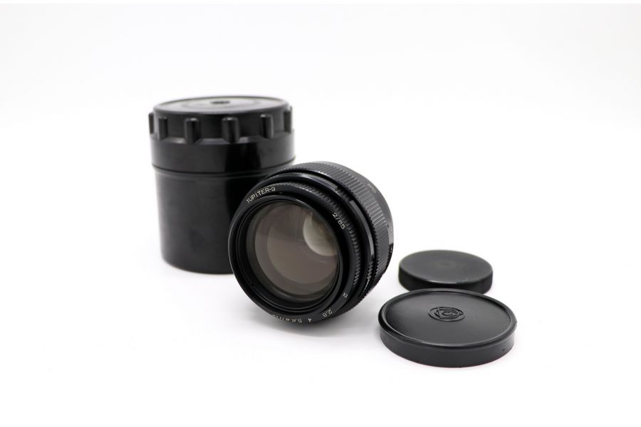 Юпитер-9 2/85mm М42 (СССР, 1985) в тубусе