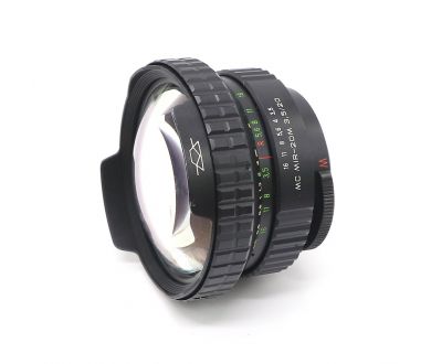 Сверхширокоугольный объектив MC Мир 20М 3.5/20мм М42 КМЗ