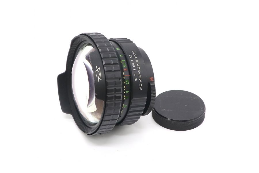 Сверхширокоугольный объектив MC Мир 20М 3.5/20мм М42 КМЗ