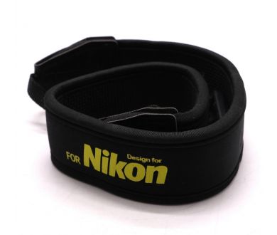 Нашейный ремень для фотоаппаратов Nikon (черный)