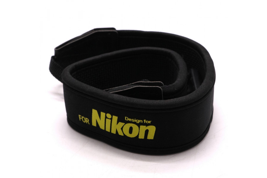 Нашейный ремень для фотоаппаратов Nikon (черный)