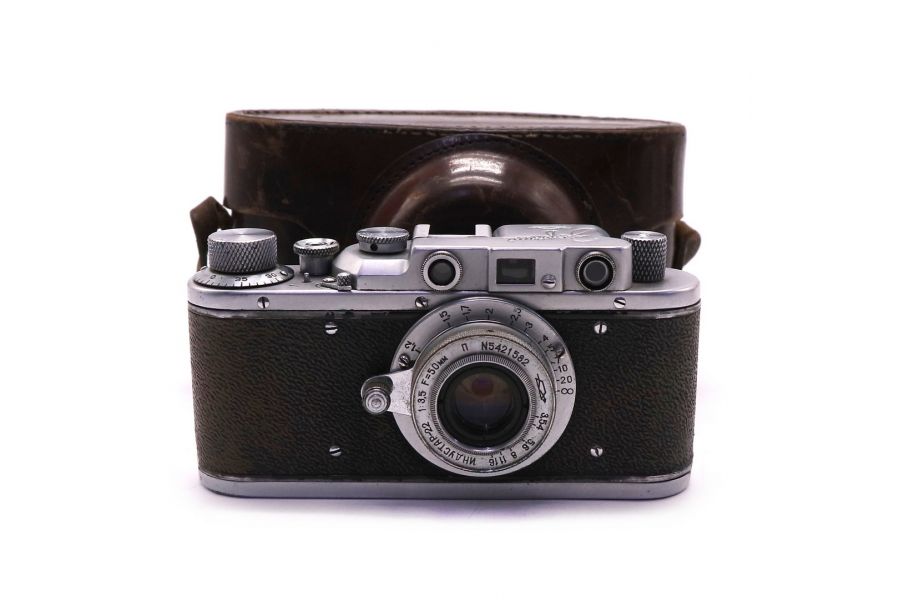 Пленочный фотоаппарат Зоркий + Индустар 22 П