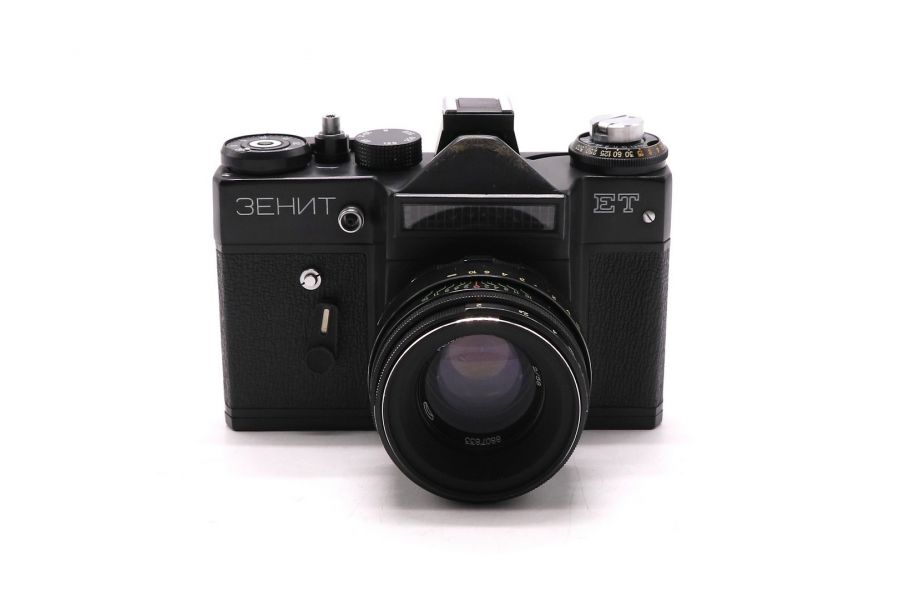Фотокамера Зенит ЕТ + Гелиос-44-2 2/58 (СССР, 1988)