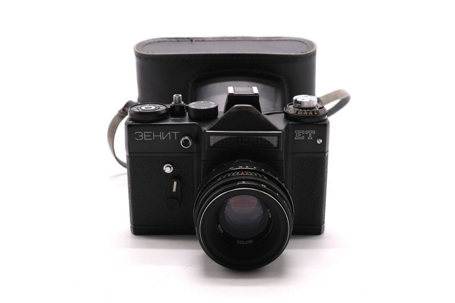 Фотокамера Зенит ЕТ + Гелиос-44-2 2/58 (СССР, 1988)