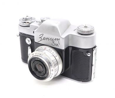 Фотоаппарат Зенит 3М + Индустар-50 (КМЗ, 1963)