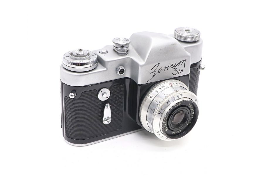 Фотоаппарат Зенит 3М + Индустар-50 (КМЗ, 1963)