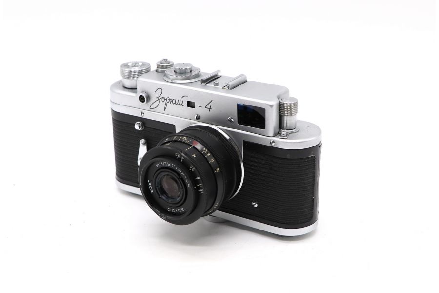 Фотокамера Зоркий 4 + Индустар (СССР, 1971)
