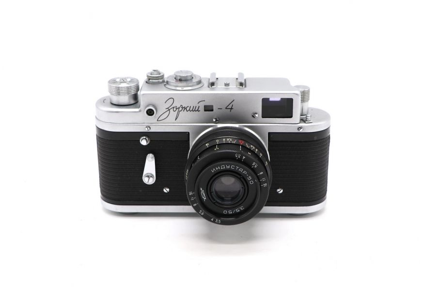 Фотокамера Зоркий 4 + Индустар (СССР, 1971)