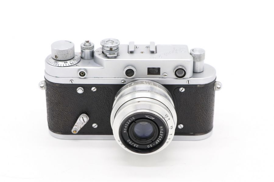 Дальномерный фотоаппарат Зоркий-2С + Индустар-50