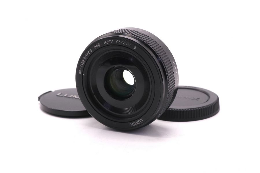 Объектив Panasonic Lumix G 20mm f/1.7 ASPH. черный