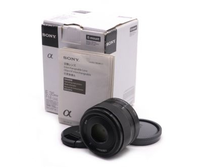 Sony 35mm f/1.8 OSS (SEL35F18) в упаковке