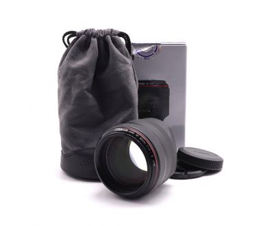 Объектив Canon EF 85mm f/1.2L II USM в упаковке