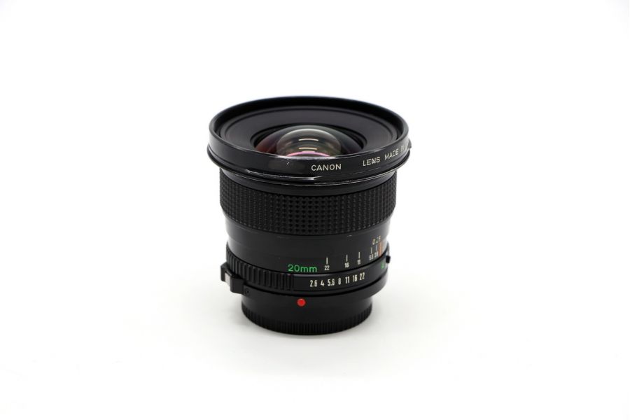 Объектив с ручной фокусировкой Canon FD 20mm f/2.8