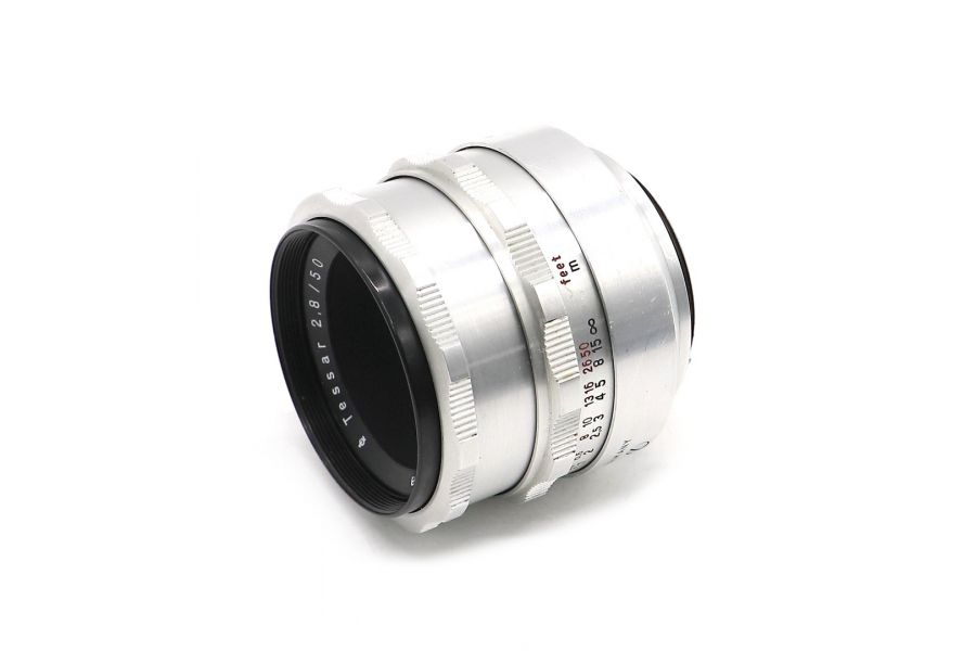 Объектив Tessar 2.8/50 Carl Zeiss Jena silver М42
