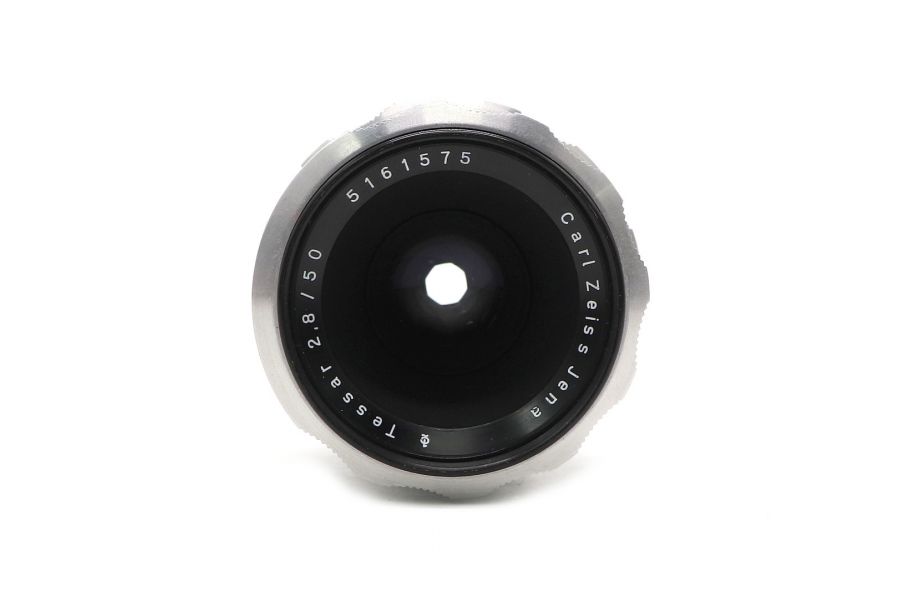 Объектив Tessar 2.8/50 Carl Zeiss Jena silver М42