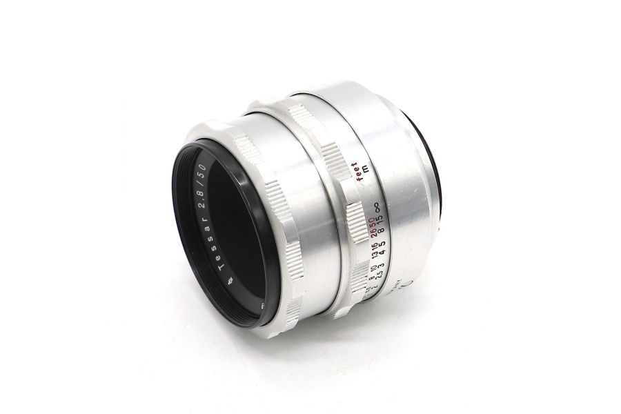 Объектив Tessar 2.8/50 Carl Zeiss Jena silver М42