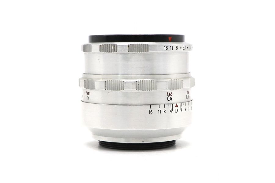 Объектив Tessar 2.8/50 Carl Zeiss Jena silver М42