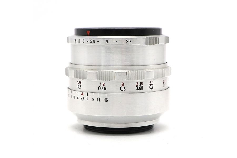 Объектив Tessar 2.8/50 Carl Zeiss Jena silver М42