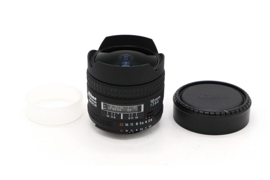 Объектив Nikon 16mm f/2.8D AF Fisheye-Nikkor
