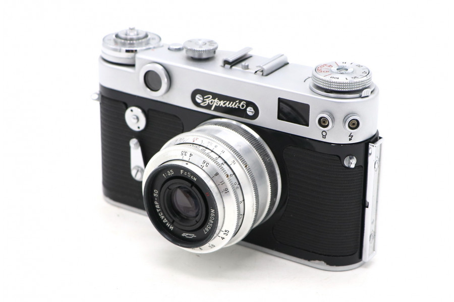 Дальномерный фотоаппарат Зоркий 6 + Индустар-50