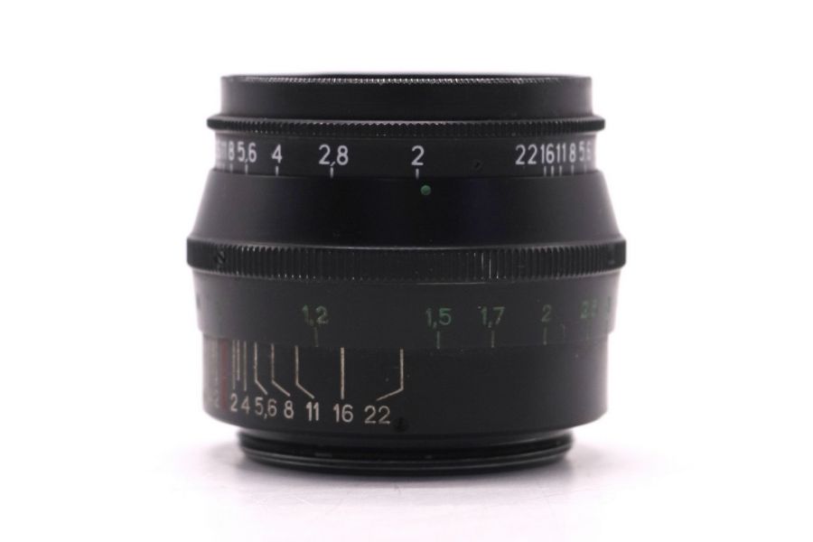 Мануальный объектив Юпитер-8 2/50 черный (КМЗ)