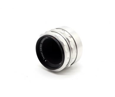 Мануальный Tessar 2.8/50 Carl Zeiss Jena silver М42
