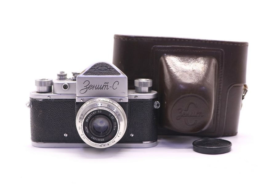 Зенит С + Индустар-50 советский фотоаппарат