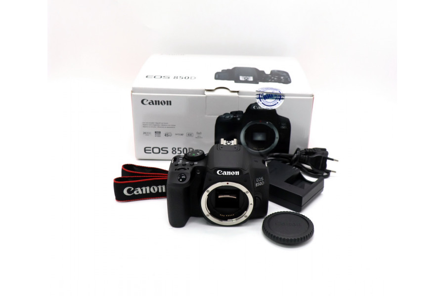 Canon EOS 850D body в упаковке (пробег 1500 кадров)
