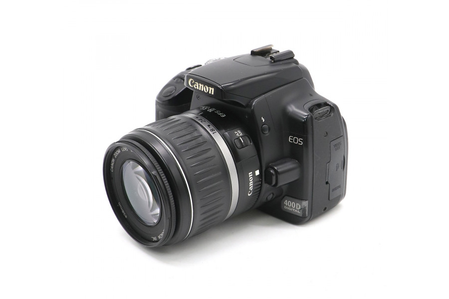 Canon EOS 400D kit 18-55mm f/3.5-5.6 II в упаковке