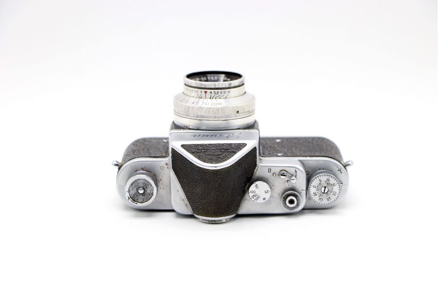 Фотокамера Зенит 1 + Индустар-22 (СССР, 1955)