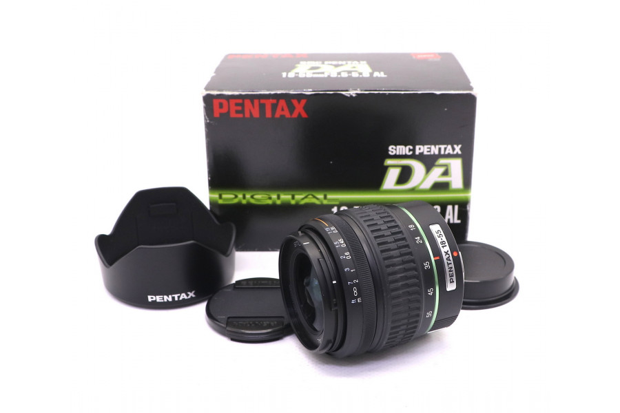 Pentax-DA SMC 18-55mm f/3.5-5.6 AL в упаковке