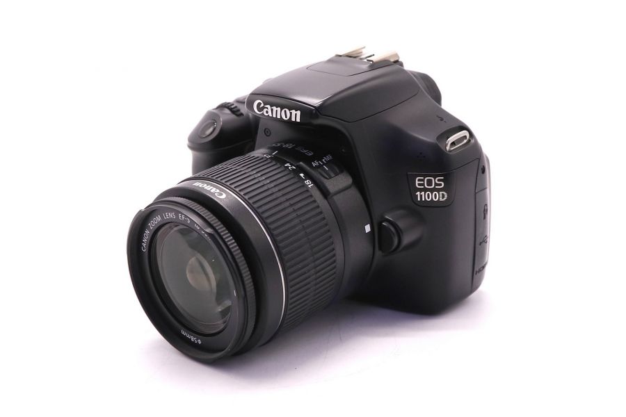 Фотокамера Canon EOS 1100D kit (пробег 6100 кадров)