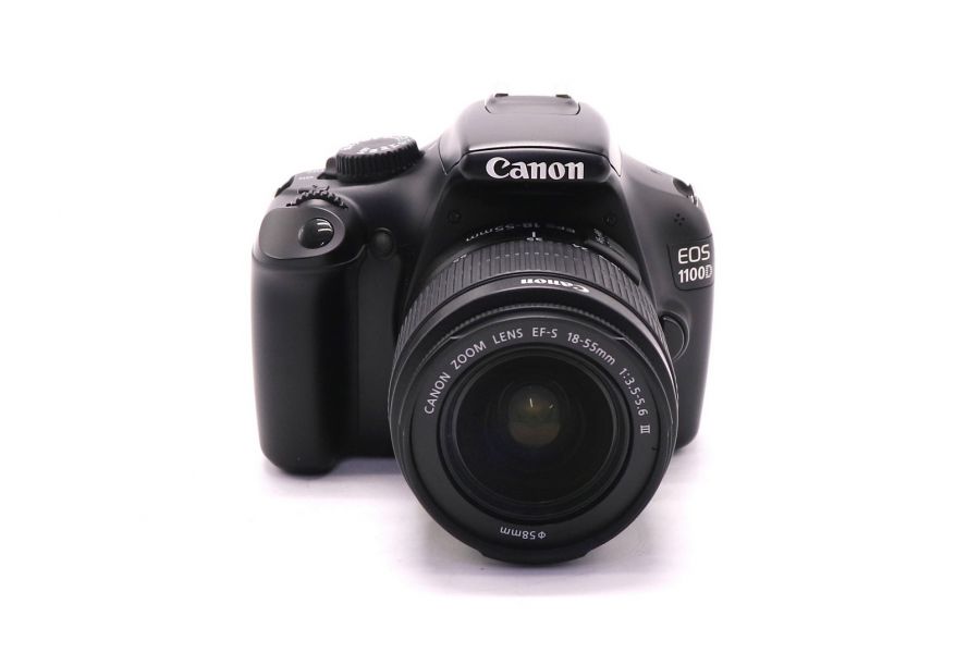 Фотокамера Canon EOS 1100D kit (пробег 6100 кадров)